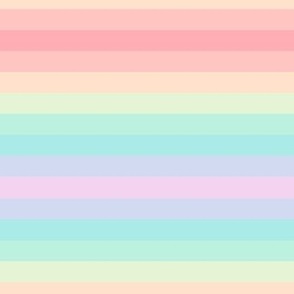 retro pastel rainbow stripes [4]