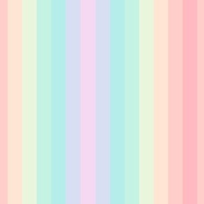 retro pastel rainbow stripes [3]