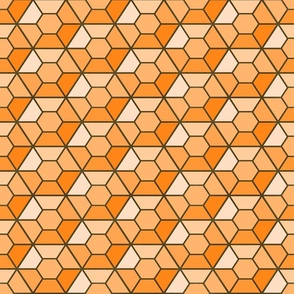 Faceted Crystals in Orange Sorbet
