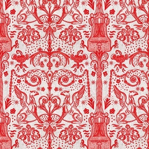 Magical Griffen Winter Toile