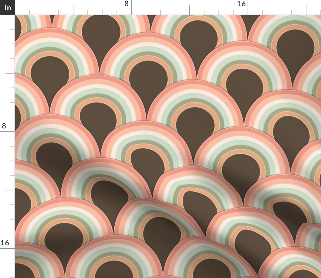 RAINBOW PATTERN BROWN 6jpg