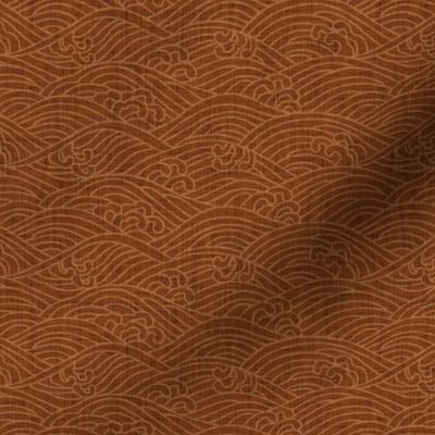 Wave(Small) - Orange Brown