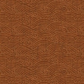 Wave(Small) - Orange Brown
