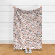 Joyful Munchy Goats on Cotton Candy Pink