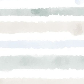 Watercolor Stripes - Zen