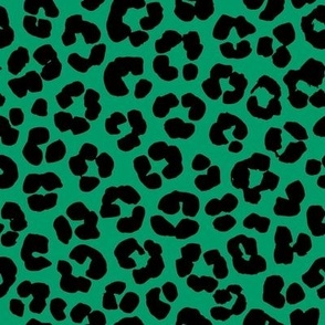  St. Patrick's Day Green Leopard Small
