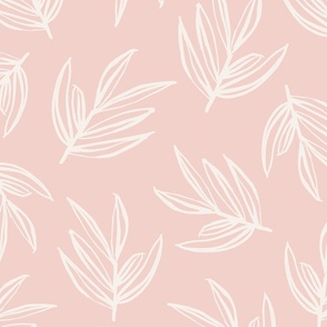 Hand Painted Foliage | Blush