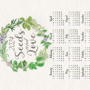 herbs calendar 2024