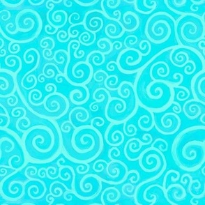 Aqua spirals