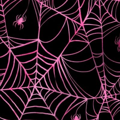 Spiderwebs Pink 