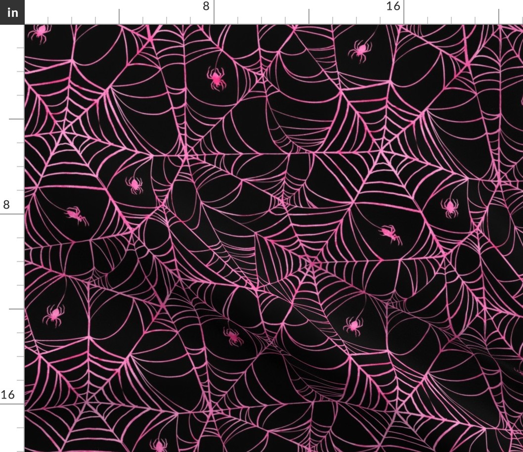 Spiderwebs Pink 