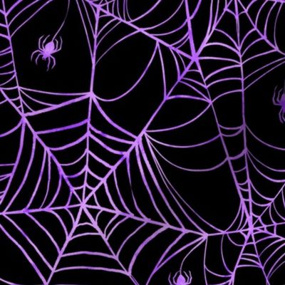 Spiderwebs Purple