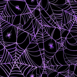 Spiderwebs Purple