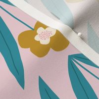 Ella Floral Md | Teal + Pink