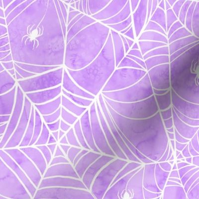 Spiderwebs Pastel Purple