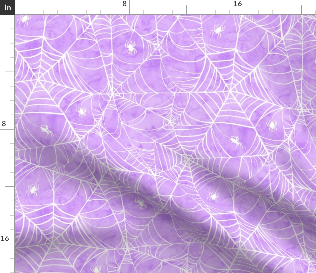 Spiderwebs Pastel Purple
