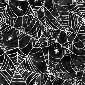 Spiderwebs Black 
