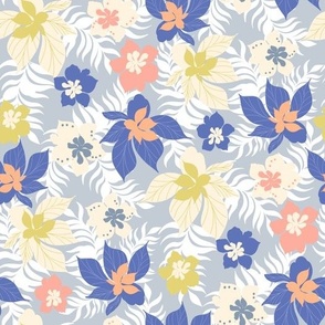 Tropicana floral by Blue Neutral Jac Slade