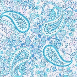 Paisley Pattern. Seamless Floral Textile Background