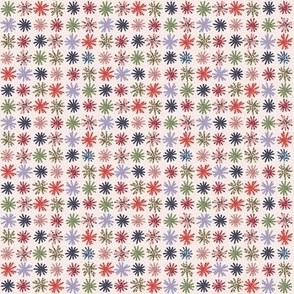 344 - Daisy Daisy - 100 Pattern Project non directional bold modern floral: Small Scale: for quilting, crafts, kids apparel and home decor