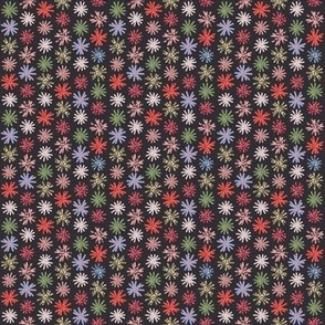344 - Daisy Chain- 100 Pattern Project non directional bold modern floral:  small scale for craft projects, kids apparel, children's wear and home accessories