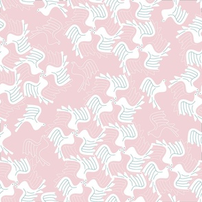 Cotton Candy Dove Tessellation small
