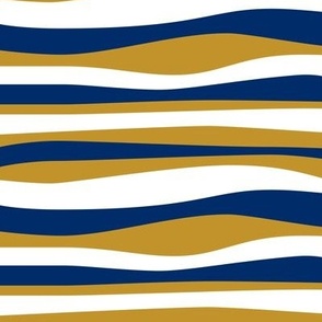 waves mustard-navy medium scale