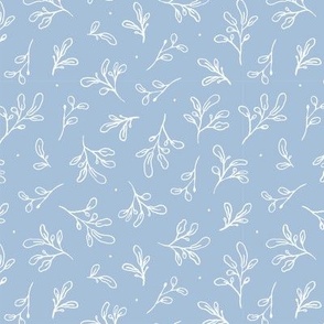 Sky Blue Quirky Blooms
