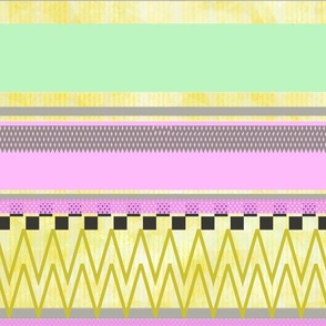 Sweet Pastel Stripes -- Pastel Yellow, Pastel Green, Pastel Pink Stripe -- 150dpi (Full Scale)