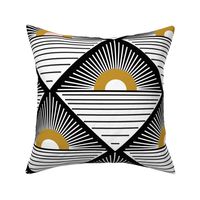 Radiance - Boho Geometric Black Jumbo Scale