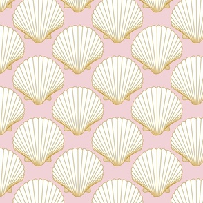 Seashells on Pink  - Large