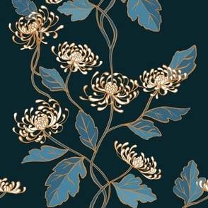 Chrysanthemum Nouveau - untextured - large