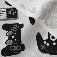 Game Controllers in Black and White