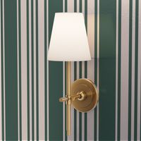 French stripes pine green cream vertical large