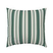 French stripes pine green cream vertical large