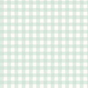 Small Mint Gingham by Ria Green