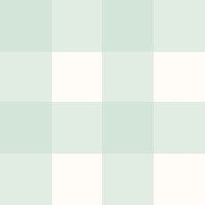 Jumbo Mint Gingham by Ria Green