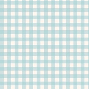 Small Blue Gingham by Ria Green