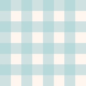 Large Blue Gingham by Ria Green