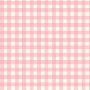 Small Pink Gingham by Ria Green