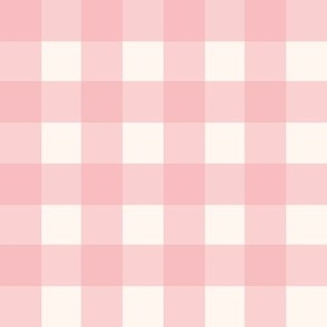 Large Pink Gingham by Ria Green