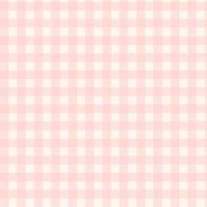 Small Light Pink Gingham by Ria Green