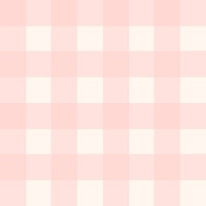 Large Light Pink Gingham by Ria Green