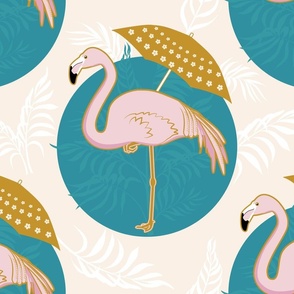 Sunny Flamingo - Petal Coordinates Joy