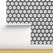 mustache dots grey