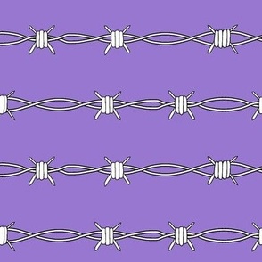 Lilac Barbed wire