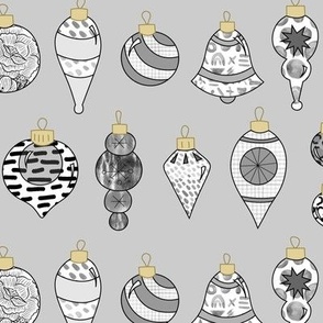 baubles & bits B&W