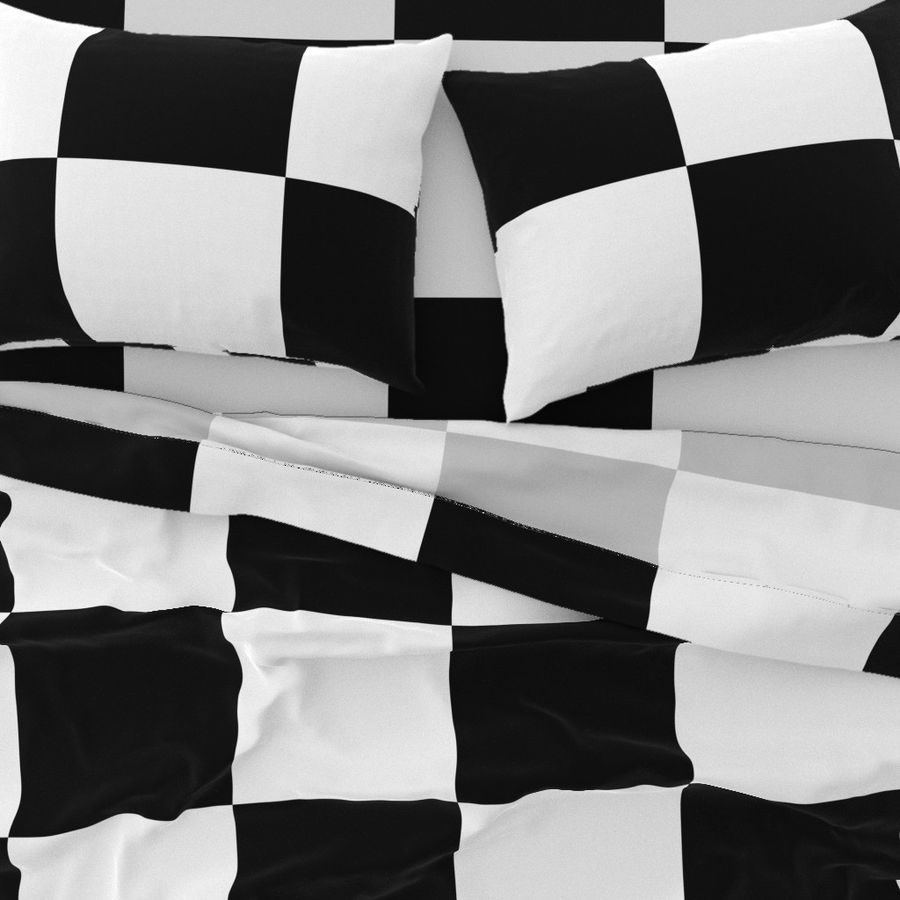 Black & White Checkerboard - Large