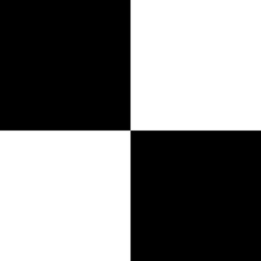 Black & White Checkerboard - Large