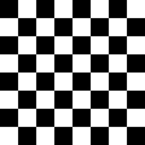 Black & White Checkerboard - Small